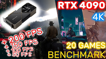 NVIDIA RTX 4090 : 20 GAMES Benchmark in 4K