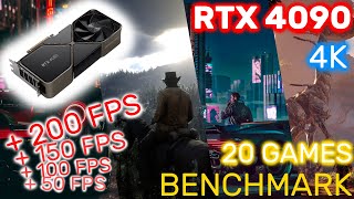 NVIDIA RTX 4090 : 20 GAMES Benchmark in 4K