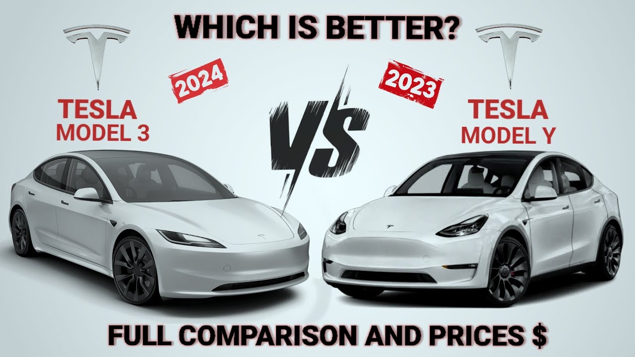 Tesla model 3 vs model Y : le comparatif des deux Tesla (2023) 