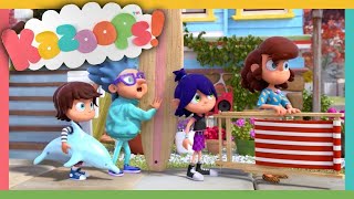 Kazoops! 🏖️ BEACH DAY 🐚 Cartoons and songs for kids