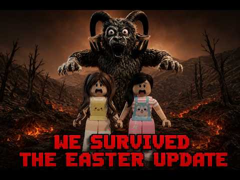 WE SURVIVED THE EASTER UPDATE! 🐰🌲#roblox #99nightintheforest #easterupdate