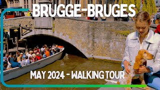 Brugge Belgium Bruges ✨ May 2024 🥰 What to do in city centre: Walking tour along hotspots