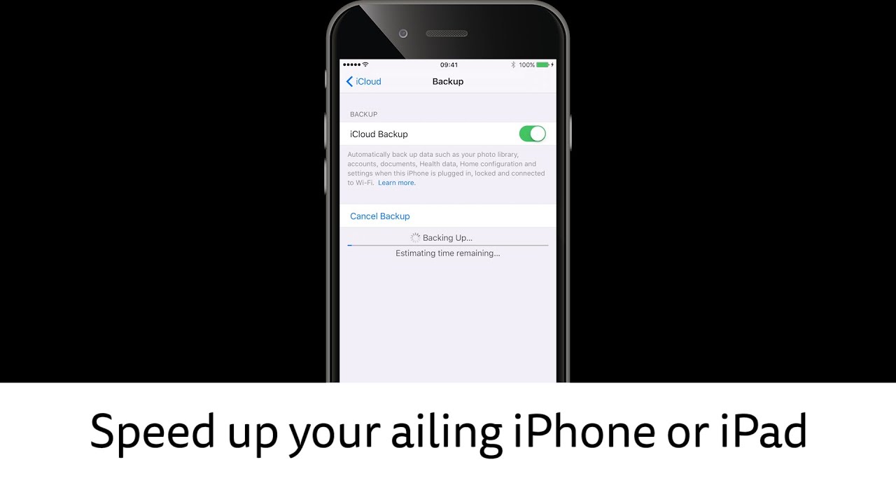 Speed Up Your Ailing Iphone Or Ipad A Simple Backup And Restore Without Itunes Youtube