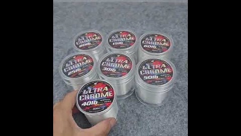 Dây Cước Câu Cá Ultra Chrome Trắng Trong Suốt  #moicauca #cuoccauca #daycauca #ultrachrome #daycuoc