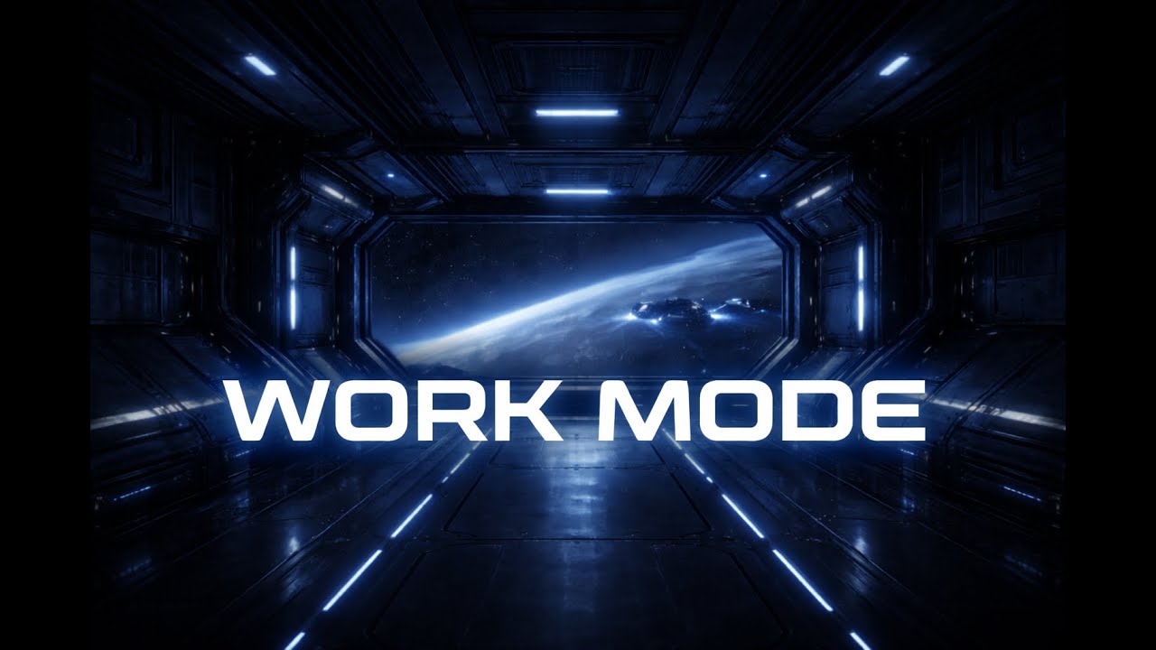 Work Mode for Productivity  1 Hour Ambient Sci-Fi Soundscape