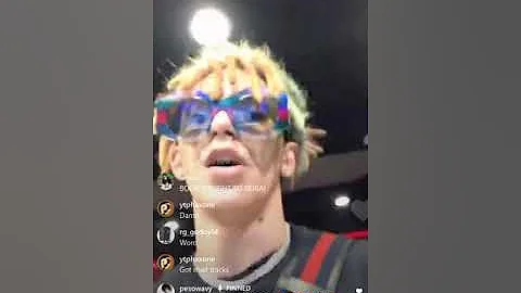 Ohtrapstar previewing new music on IG Live