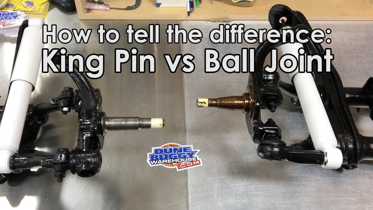 King Pin vs Ball Joint Front Suspension   How to tell the difference   Air Cooled VW Tech Tips