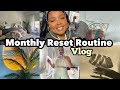 MY MONTHLY RESET ROUTINE (getting my life together, cleaning, Nails & goal setting) *VERY Realistic