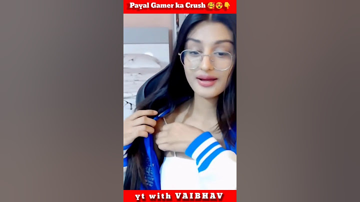 PAYAL GAMING ka Crush 🥰 Kaun Hai ? || PAYAL REVELED HER CRUSH NAME 😱 ✓