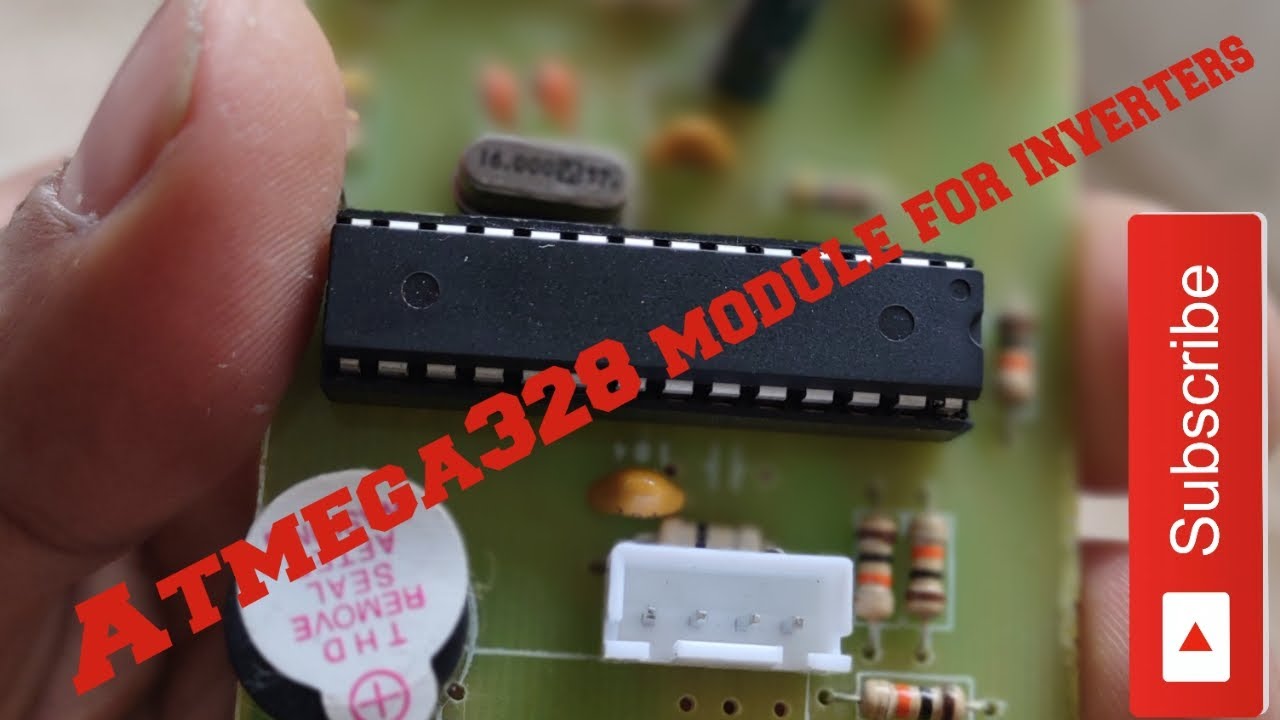 Atmega programming through USBASP & module testing - YouTube