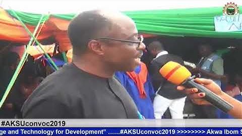 The 2019 Convocation ceremony of Akwa Ibom State University (Interview Session)