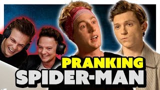 TOM HOLLAND INTERVIEW *PRANK* (EARPIECE)