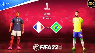 FIFA 23 Brasil vs França  | Final | Copa do Mundo QATAR ps5