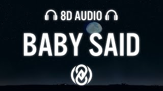 Måneskin - BABY SAID (Lyrics) | 8D Audio 🎧