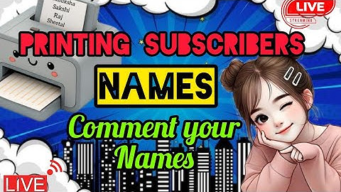 Artland Express  live! PRINTING SUBSCRIBERS NAME ON PRINTER #shortsfeed #name #art #live #trending