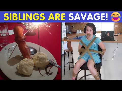 Hilarious Sibling Photos That Are Too Funny To Be Real 😂 | Happy And Fun