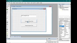 Changing Background and Foreground Color at Random in Visual Basic 6.0