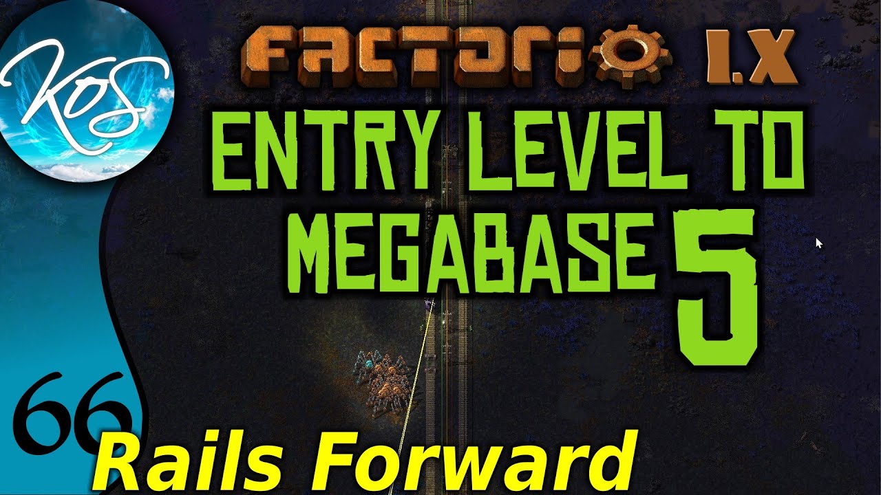 Factorio 1.X Entry Level to Megabase 5 - 66 - RAILS TO THE FUTURE ...
