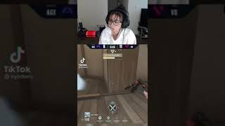 Kyadae reacts to crazy op plays by cNed ?? #valorant #shorts #valorantclips