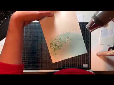 How to heat emboss with any color using your Stamparatus. - YouTube