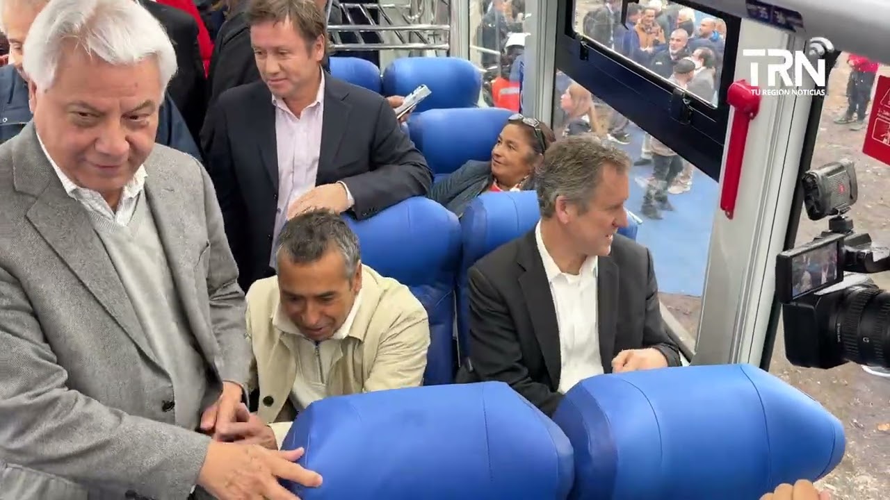 PRESENTAN  NUEVOS TRENES DEL RAMAL TALCA - CONSTITUCIÓN