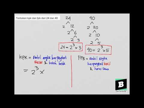 Video: Apakah faktor 40 dan 24?