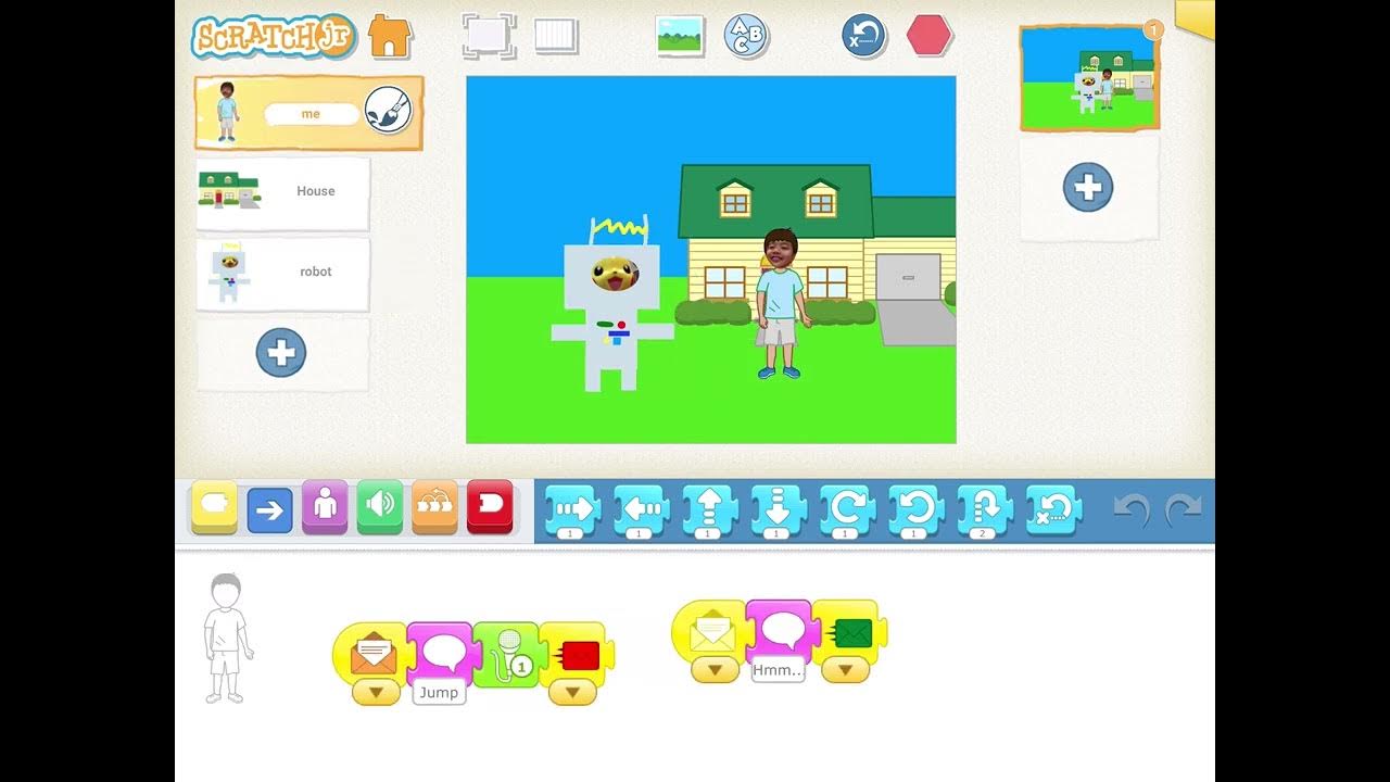 Scratchjr artificial intelligence robot project youtube