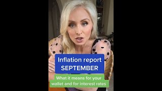 September inflation report. 8.2% increase over September 2021. Interest rates will go up