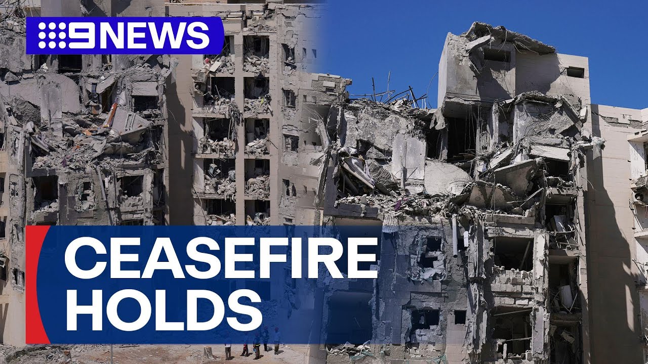 Fragile ceasefire intact between Israel and Iran | 9 News Australia