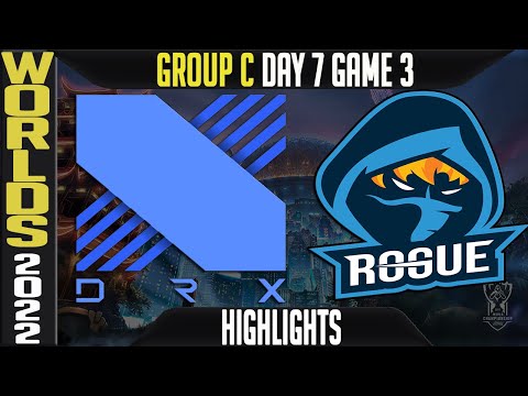 DRX vs RGE Highlights | Worlds 2022 Day 7 Group C Game 3 | DRX vs Rogue