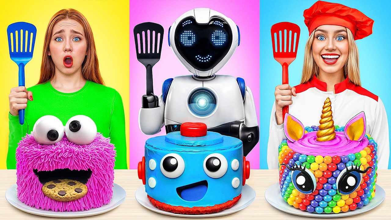 Кулинарный Челлендж: Я против Бабушки с Роботом | Вкусные Кухонные Лайфхаки от Multi DO Smile