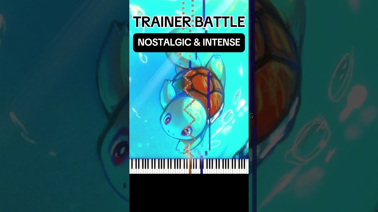 This Retro Pokémon Battle Theme is WAY too INTENSE... 🔴🔵 #shorts #pokemon