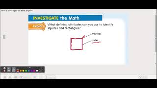 Chapter 9 Lesson 1: Squares and Rectangles