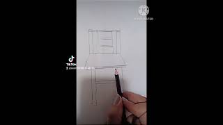 تعليم رسم الكرسي للاطفال☺️☺️