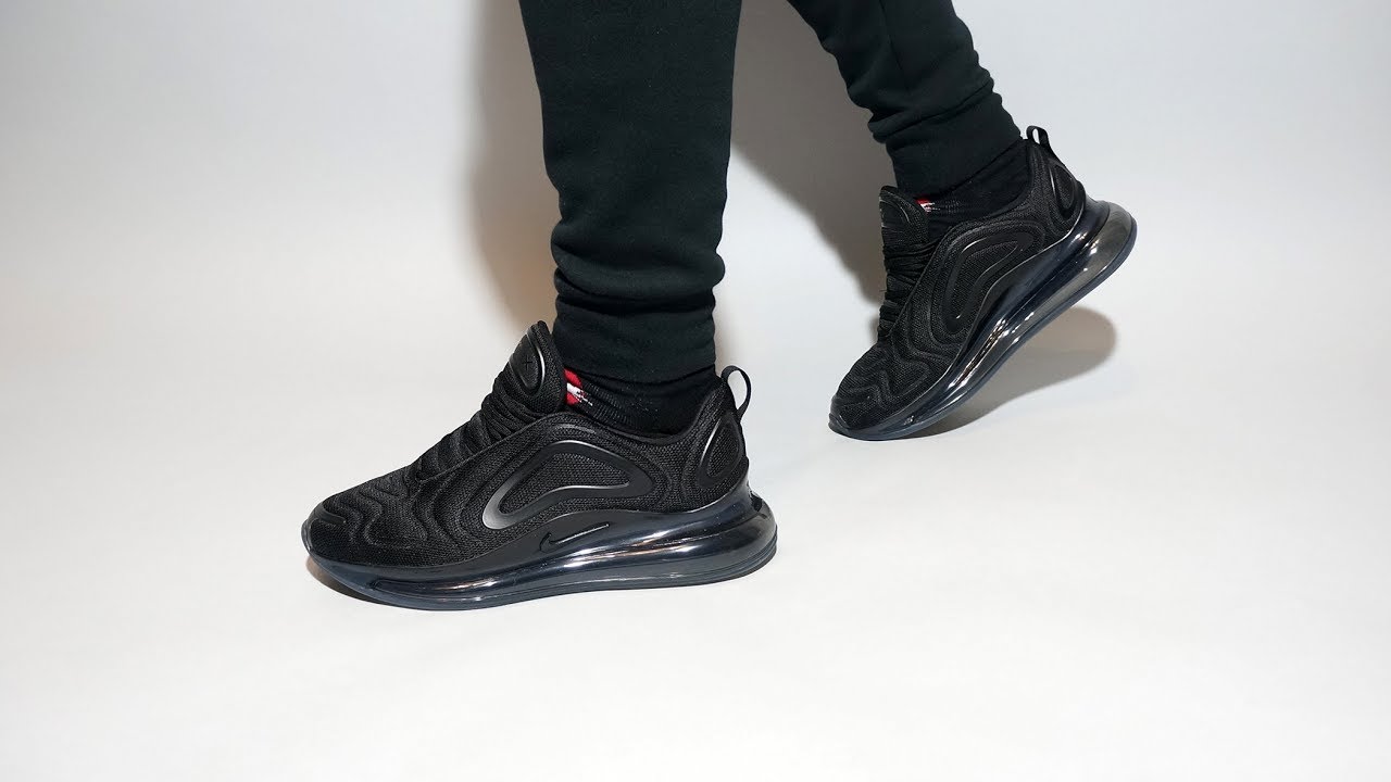 nike 720 black on feet