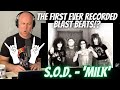 Drum Teacher Reacts: First ever recorded BLAST BEAT!? | S.O.D. - &#39;Milk&#39;