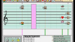Eye of the Tiger- Survivor- Mario Paint Composer
