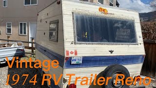 Vintage 1974 RV Trailer Reno