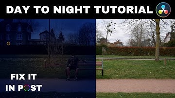 How to color grade day for night | Resolve 16/17 Tutorial