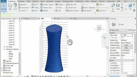 Conceptual Massing for High_rise buildings in Revit 3