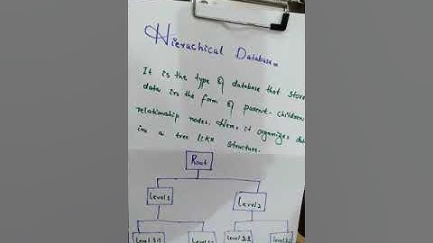 Hierarchical database