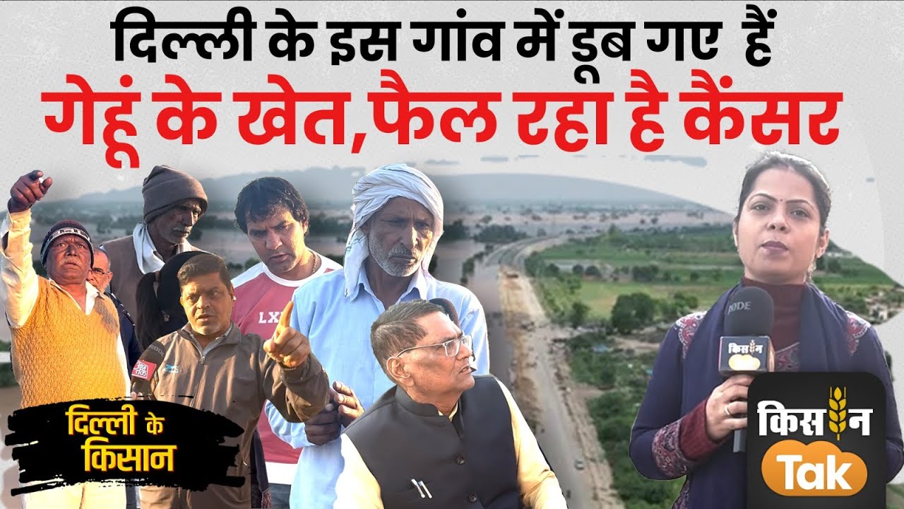 Delhi Election से गायब किसानों का मुद्दा, देखें Rawta Village की कहानी,फसल डूबी है कैंसर फैल रहा है