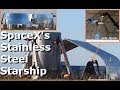 SpaceX's Shiny Stainless Steel Starship