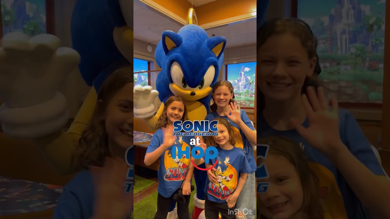 New IHOP X Sonic limited time menu!  