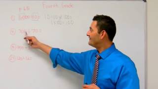 4th Grade Math: Dividing with Multiples of 10 by Using Knowledge of Place Value