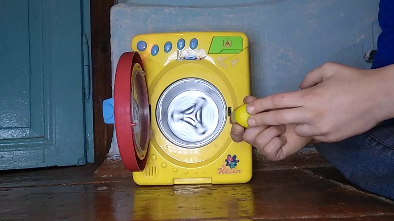 I Start My "Washer" Old Toy Washing Machine YouTube