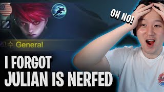 Julian Nerf? Kidding me | Mobile Legends