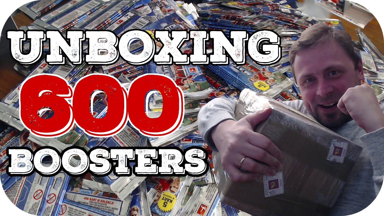 UNBOXING 600 BOOSTERS / PACKS TRADING CARDS 2014/2015 YouTube