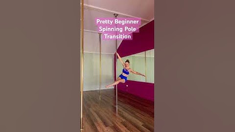 Beginner Spinning Pole Transition Backwards Secretary to Figurehead - Pole Dance Combo