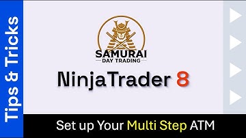 🥰😘Multi-Step ATM in NinjaTrader 8 | Smart Trade Management for Serious Traders